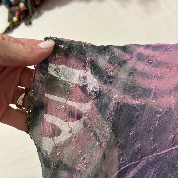 NWT! Women's Style Purple/Orange Tie Dye Swing Dress - One Size - Picture 9 of 10